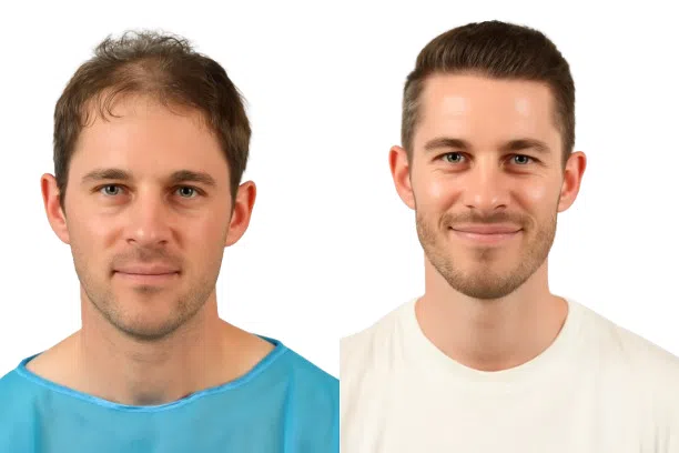 Robotic Hair Transplant result